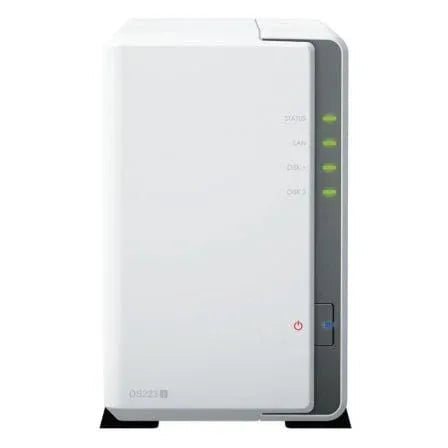 Servidor nas Synology disk station ds223j 1GB 2 bahias raid ethernet gigabit