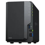 NAS Synology Diskstation DS223/ 2 Bahías 3.5"- 2.5"/ 2GB DDR4/ Formato Torre - PixelPlaza