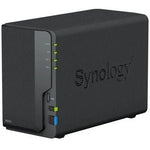 NAS Synology Diskstation DS223/ 2 Bahías 3.5"- 2.5"/ 2GB DDR4/ Formato Torre - PixelPlaza