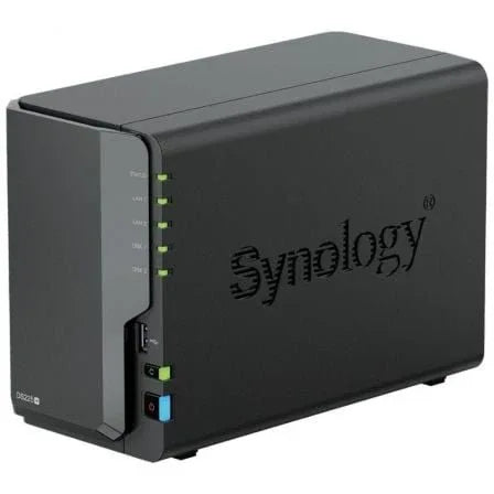 NAS Synology Diskstation DS225+/ 2 Bahías 3.5"- 2.5"/ 2GB DDR4/ Formato Torre - PixelPlaza