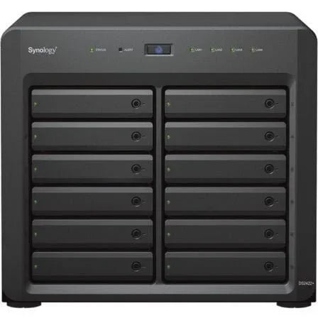 NAS Synology Diskstation DS2422+/ 12 Bahías 3.5"- 2.5"/ 4GB DDR4/ Formato Torre - PixelPlaza