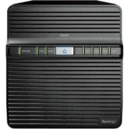 NAS Synology Diskstation DS423/ 4 Bahías 3.5"- 2.5"/ 2GB DDR4/ Formato Torre - PixelPlaza
