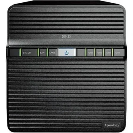 NAS Synology Diskstation DS423/ 4 Bahías 3.5"- 2.5"/ 2GB DDR4/ Formato Torre - PixelPlaza