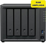 NAS Synology Diskstation DS925+/ 4 Bahías 3.5"- 2.5"/ 16GB DDR4/ Formato Torre - PixelPlaza