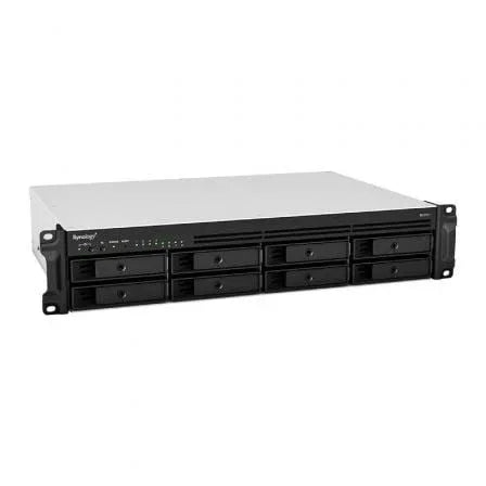 NAS Synology Diskstation RS1221RP+/ 8 Bahías 3.5"- 2.5"/ 4GB DDR4/ Formato Rack - PixelPlaza