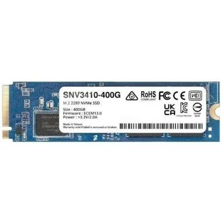 Disco SSD Synology SNV3410 400GB/ M.2 2280 PCIe Gen3 - PixelPlaza