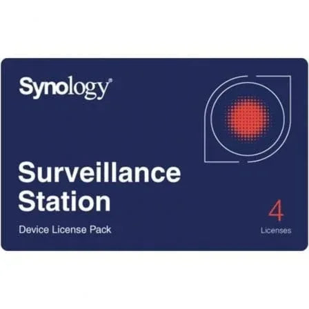Licencia Física Synology Surveillance Device License Pack/ 4 Dispositivos - PixelPlaza
