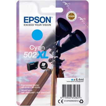 Cartucho tinta Epson t02w240 502xl cian