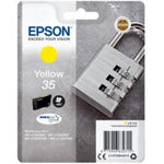 Cartucho tinta Epson c13t35844010 amarillo durabrite ultra ink 35 · 650 paginas - candado