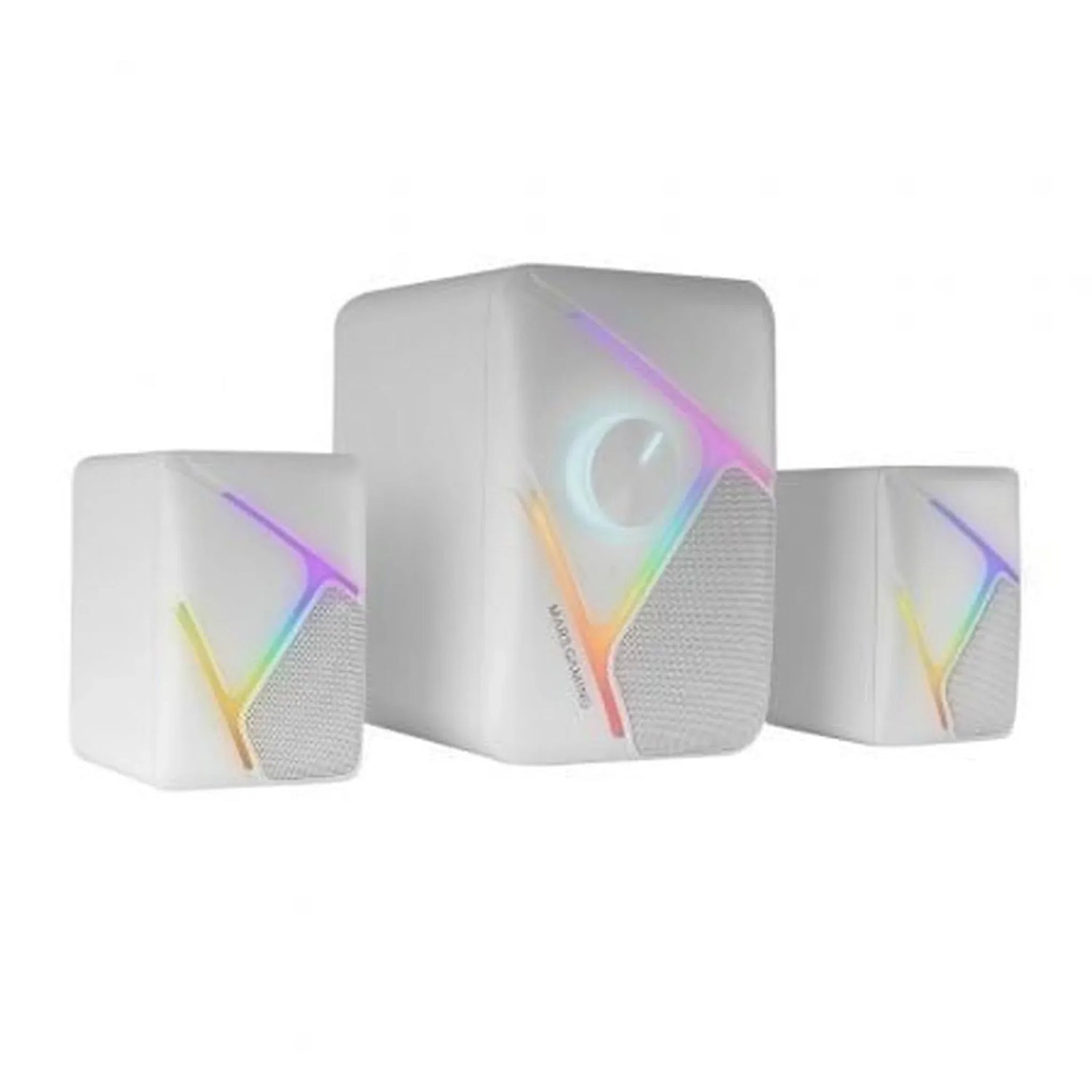 Altavoces Mars Gaming MS-H21/ 35W/ 2.1/ Blancos - PixelPlaza