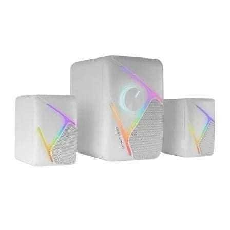 Altavoces Mars Gaming MS-H21/ 35W/ 2.1/ Blancos - PixelPlaza