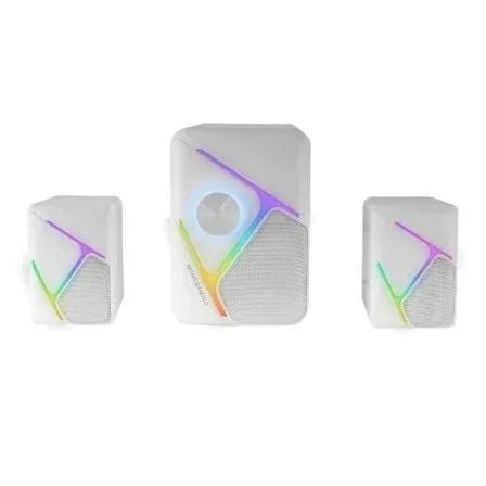 Altavoces Mars Gaming MS-H21/ 35W/ 2.1/ Blancos - PixelPlaza