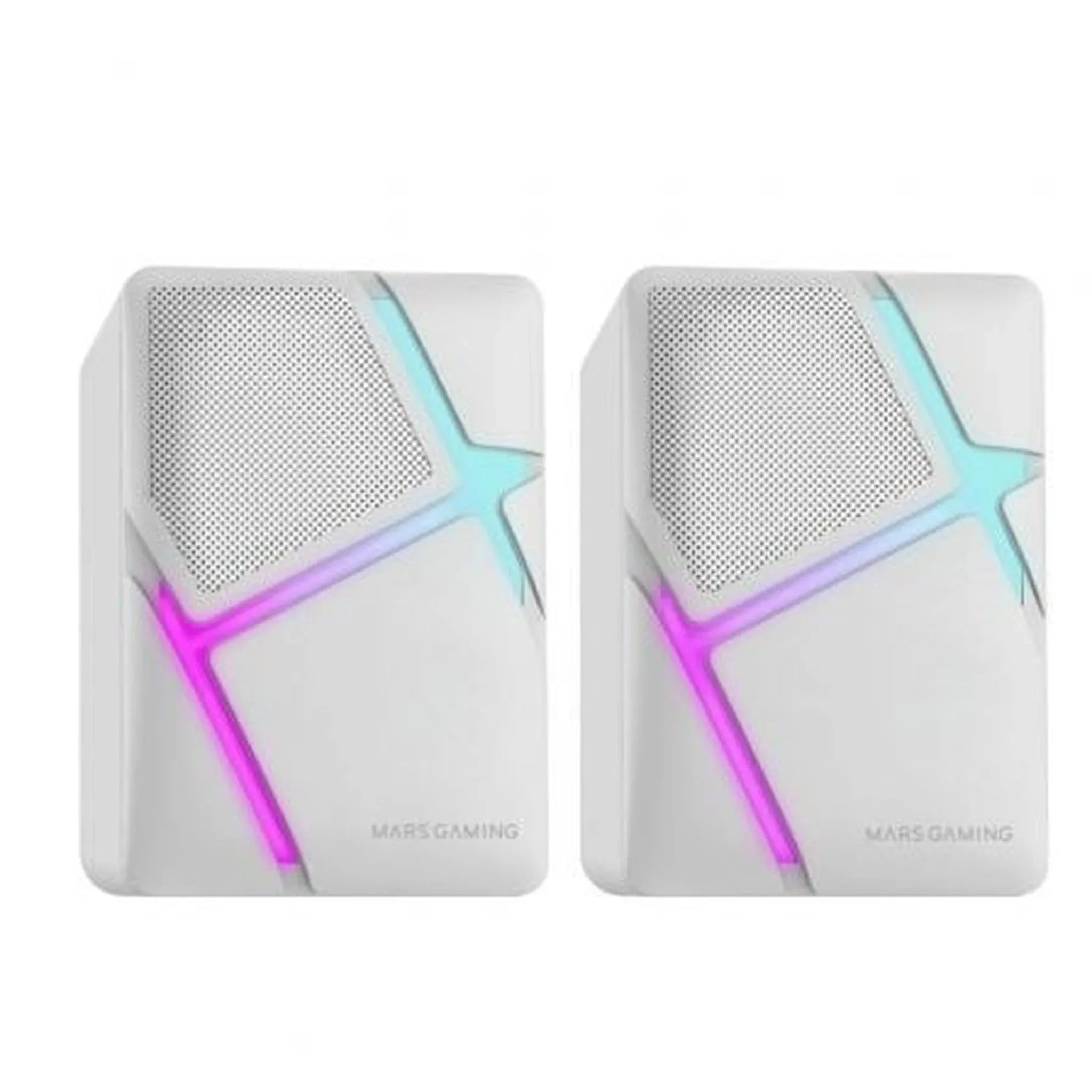 Altavoces Mars Gaming MS-H/ 10W/ 2.0/ Blancos - PixelPlaza