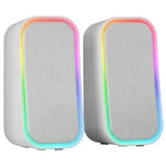 Altavoces con Bluetooth Mars Gaming MS-OM/ 20W/ 2.0/ Blanco - PixelPlaza