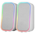 Altavoces con Bluetooth Mars Gaming MS-OM/ 20W/ 2.0/ Blanco - PixelPlaza