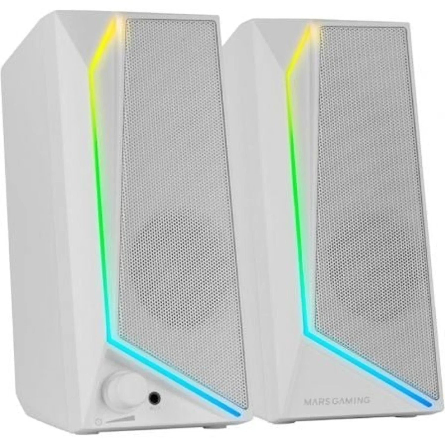 Altavoces Mars Gaming MS72/ 15W/ 2.0/ Blancos - PixelPlaza