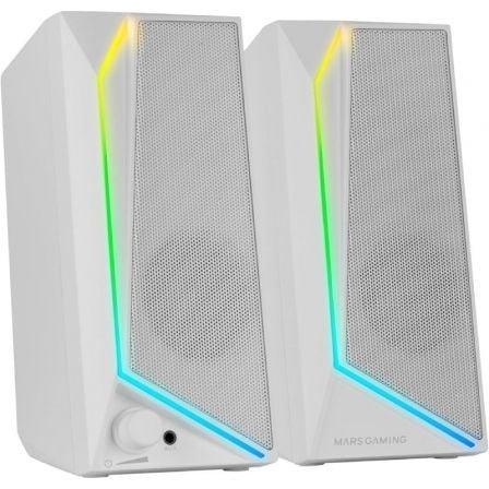 Altavoces Mars Gaming MS72/ 15W/ 2.0/ Blancos - PixelPlaza