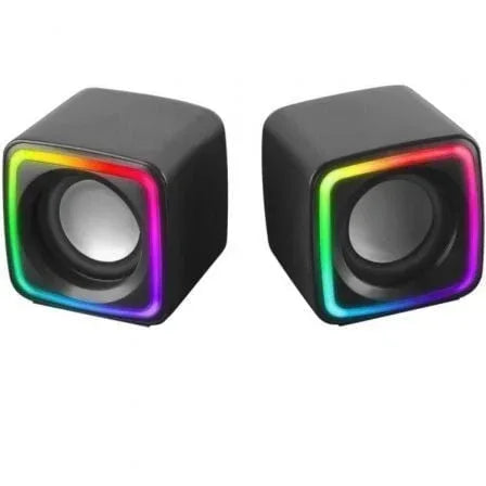 Altavoces Mars Gaming MSCUBE/ 8W/ 2.0/ Negros - PixelPlaza