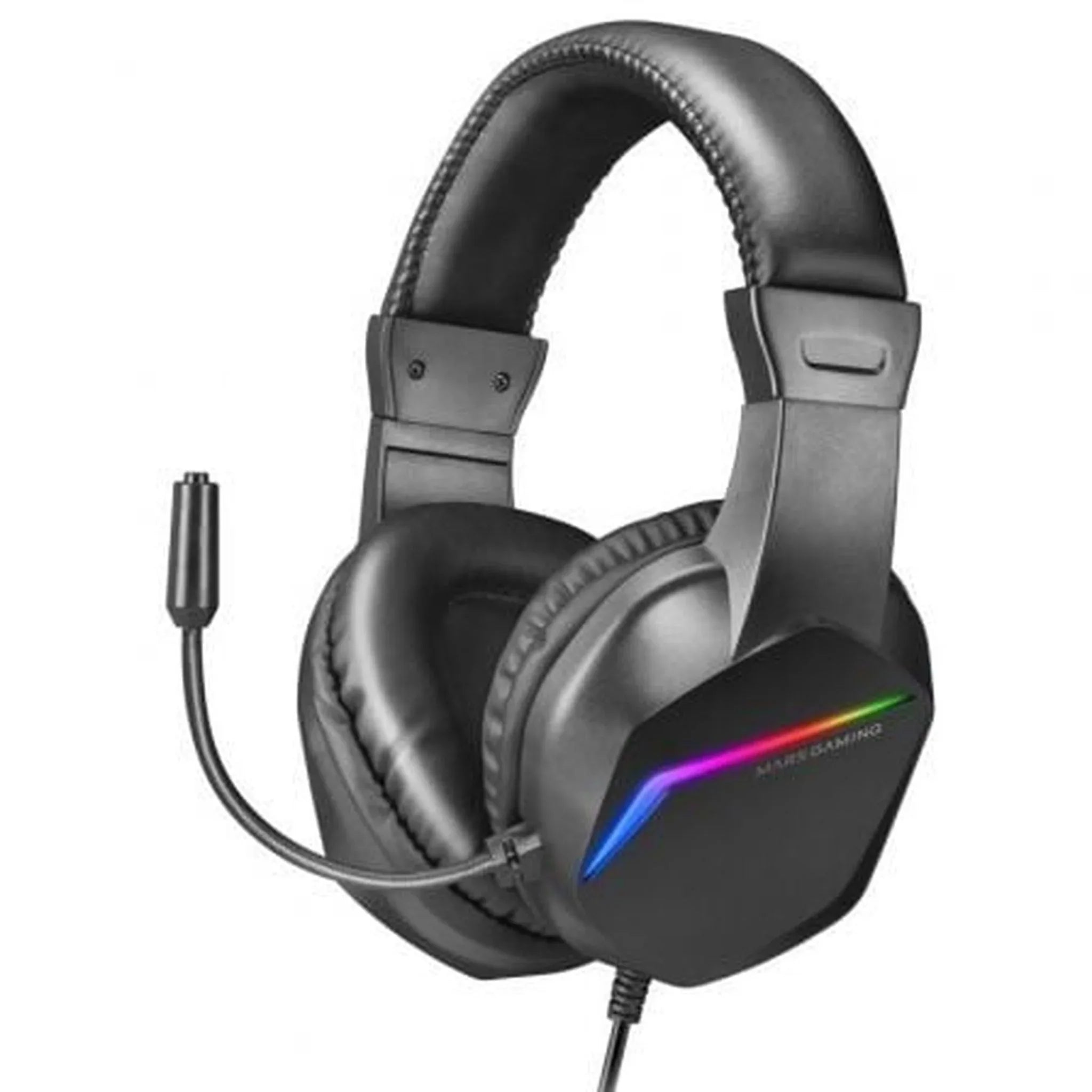 Auriculares Gaming con Micrófono Mars Gaming MH122/ Jack 3.5/ Negros - PixelPlaza