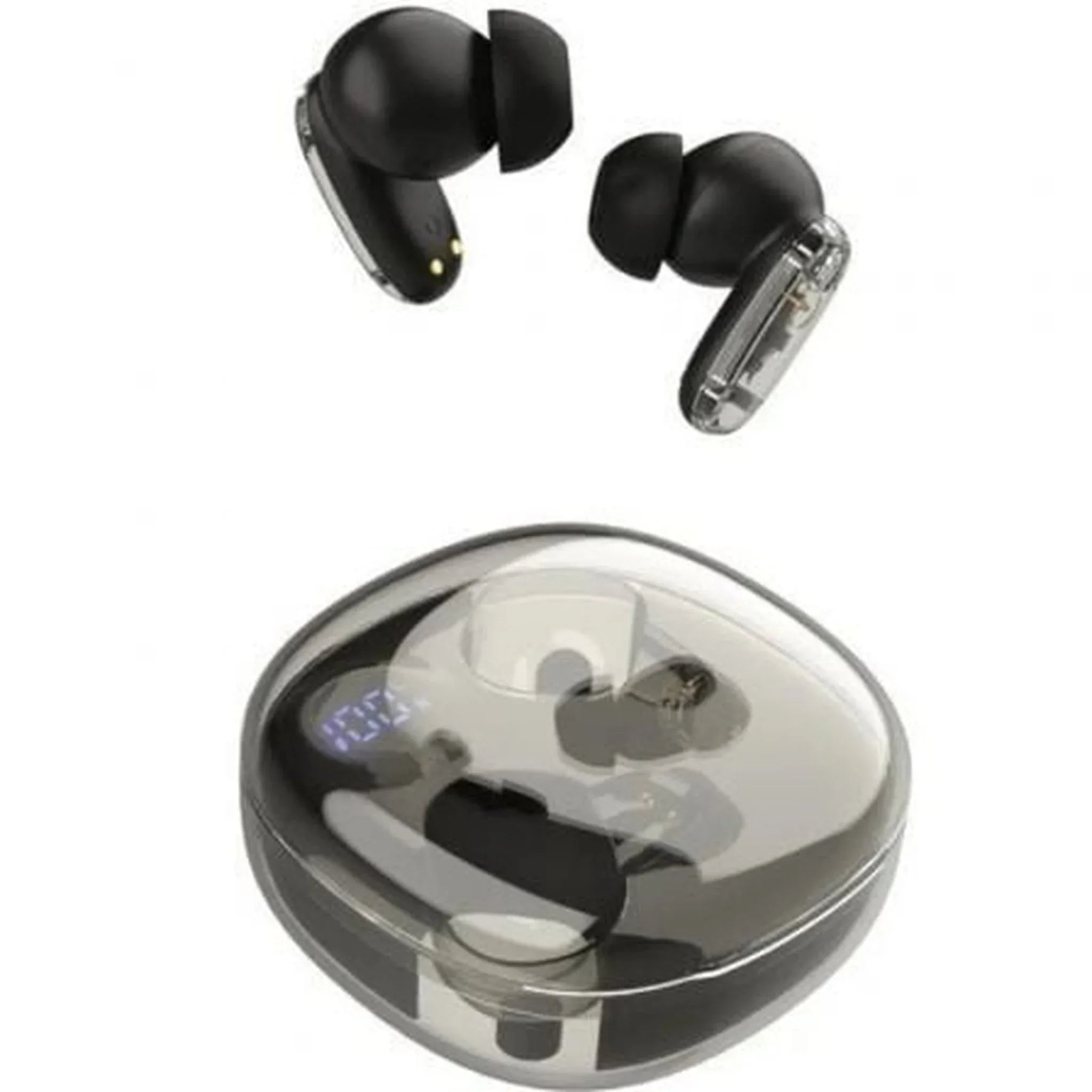Auriculares Bluetooth Mars Gaming MHIB2 con estuche de carga/ Autonomía 7h/ Negros - PixelPlaza