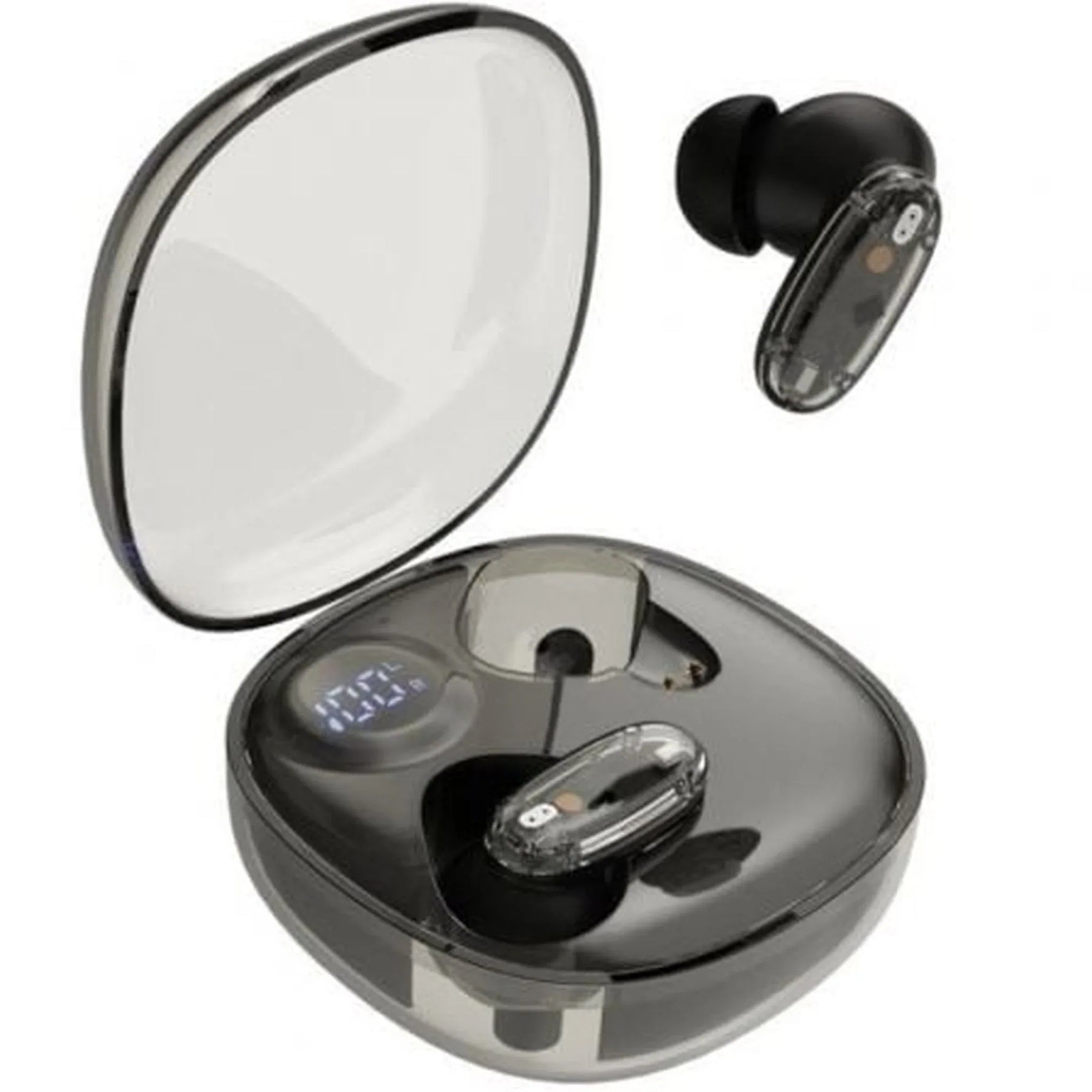 Auriculares Bluetooth Mars Gaming MHIB2 con estuche de carga/ Autonomía 7h/ Negros - PixelPlaza