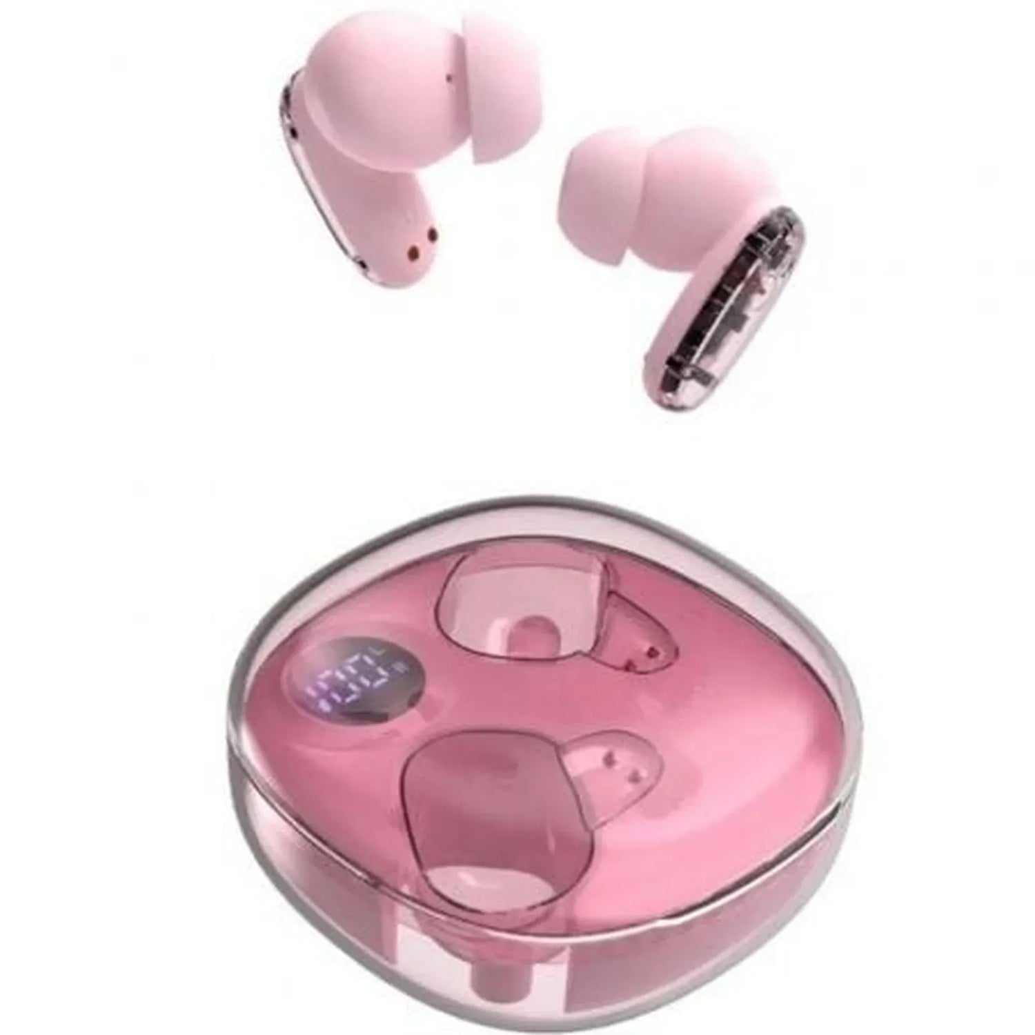 Auriculares Bluetooth Mars Gaming MHIB2 con estuche de carga/ Autonomía 7h/ Rosa - PixelPlaza