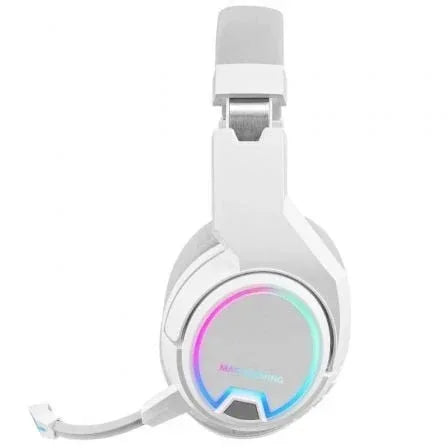 Auriculares Gaming Inalámbricos con Micrófono Mars Gaming MHW100/ Jack 3.5/ Blancos - PixelPlaza