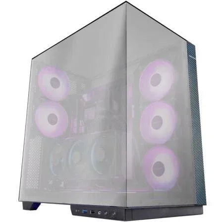 Caja Gaming Torre Mars Gaming MC-3GFPRO/ Cristal Cromado - PixelPlaza