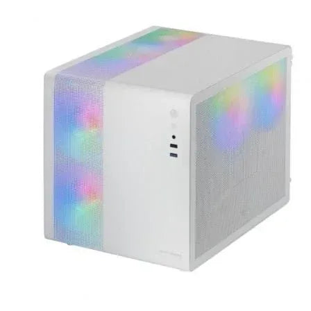 FCaja Gaming Minitorre Mars Gaming MC-400/ Blanca - PixelPlaza