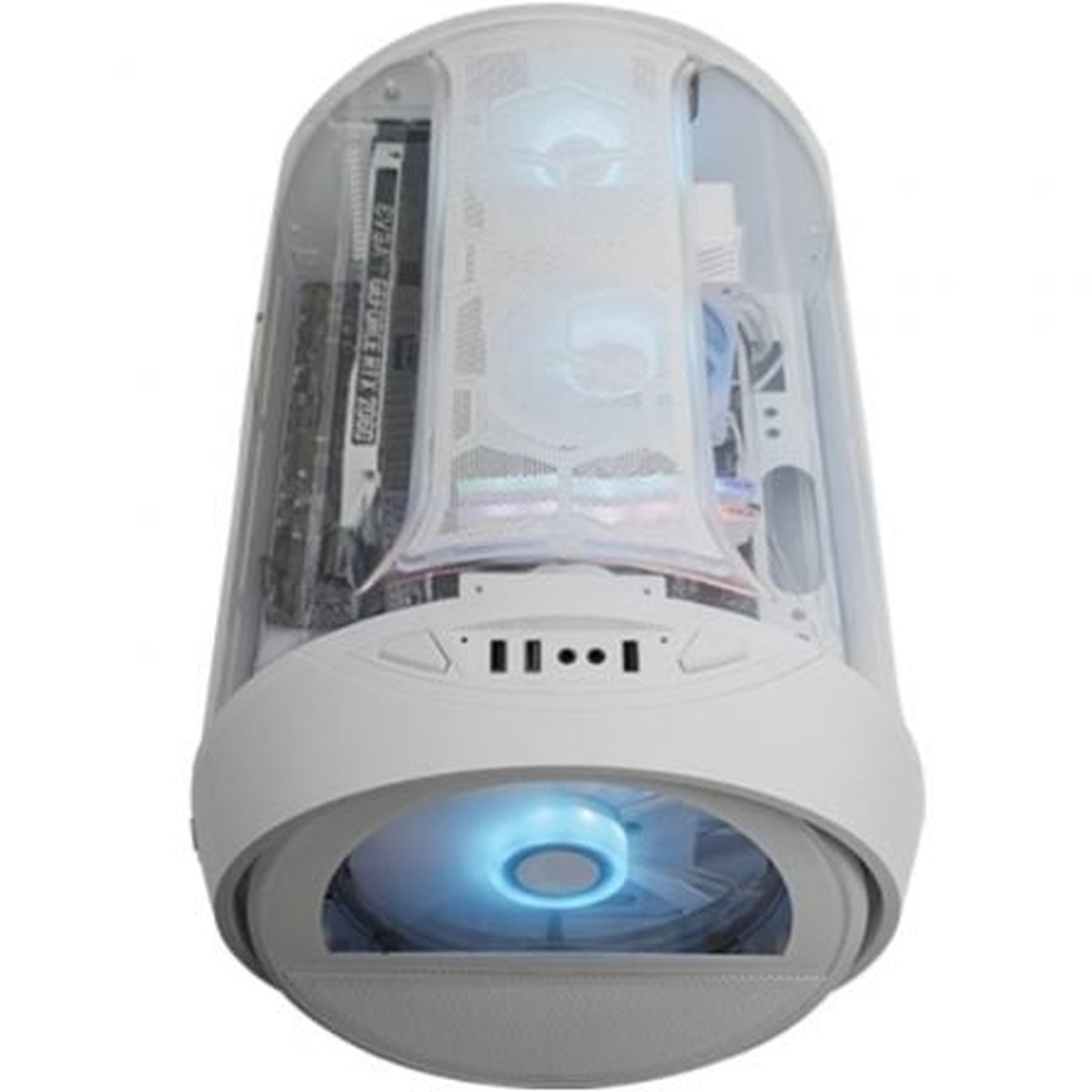 Caja Gaming Minitorre Mars Gaming MC-CYLON/ Blanca