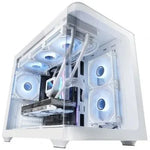 Caja Gaming Miniitorre Mars Gaming MC-FUSIONM/ Blanca - PixelPlaza