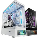 Caja Gaming Semitorre Mars Gaming MC-LCDPRO/ Blanca - PixelPlaza