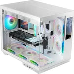 Caja Gaming Semitorre Mars Gaming MC-MIRAGE/ Blanca - PixelPlaza