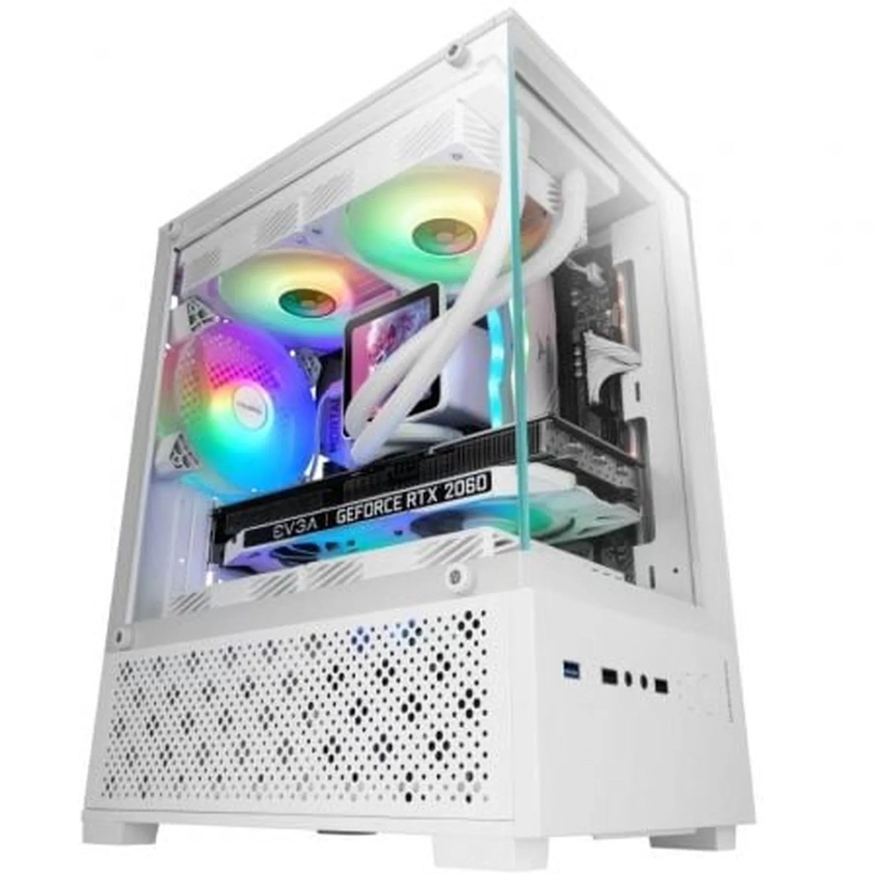 Caja Gaming Minitorre Mars Gaming MC-SE2/ Blanca - PixelPlaza