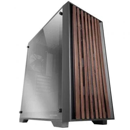 Caja Gaming Semitorre Mars Gaming MC-WOOD/ Cristal Cromado - PixelPlaza