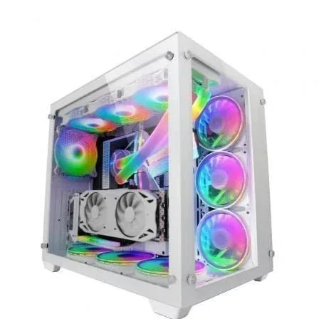 Caja Gaming Torre Mars Gaming MCV3/ Blanca - PixelPlaza