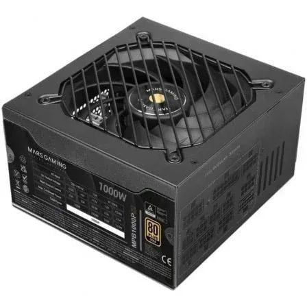 Fuente de Alimentación Mars Gaming MPB1000PSI/ 1000W/ Ventilador 14cm/ 80 Plus Gold - PixelPlaza