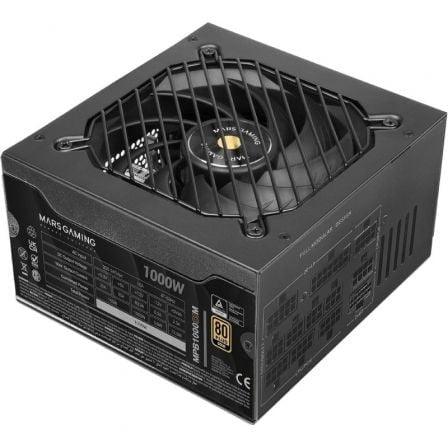 Fuente de Alimentación Mars Gaming MPB1000SIM/ 1000W/ Ventilador 14cm/ 80 Plus Gold - PixelPlaza