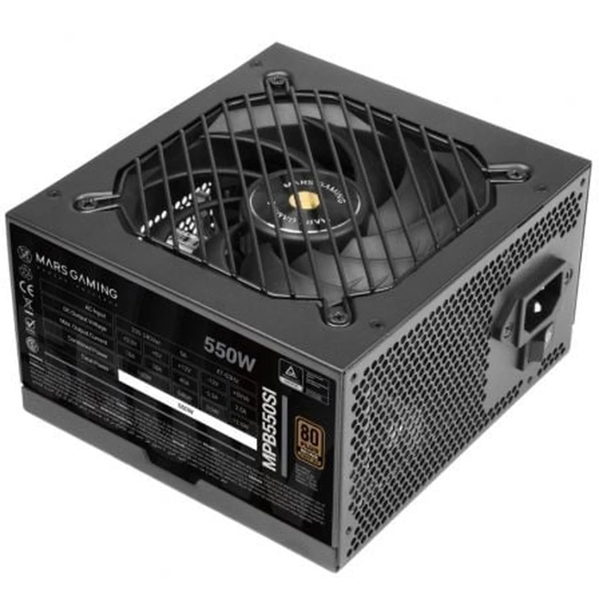 Fuente de Alimentación Mars Gaming MPB550SI/ 550W/ Ventilador 12cm/ 80 Plus Bronze - PixelPlaza