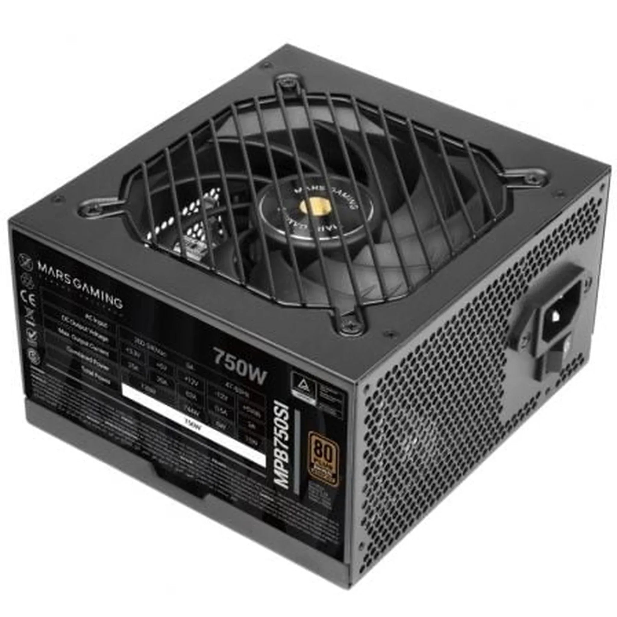Fuente de Alimentación Mars Gaming MPB750SI/ 750W/ Ventilador 12cm/ 80 Plus Bronze - PixelPlaza