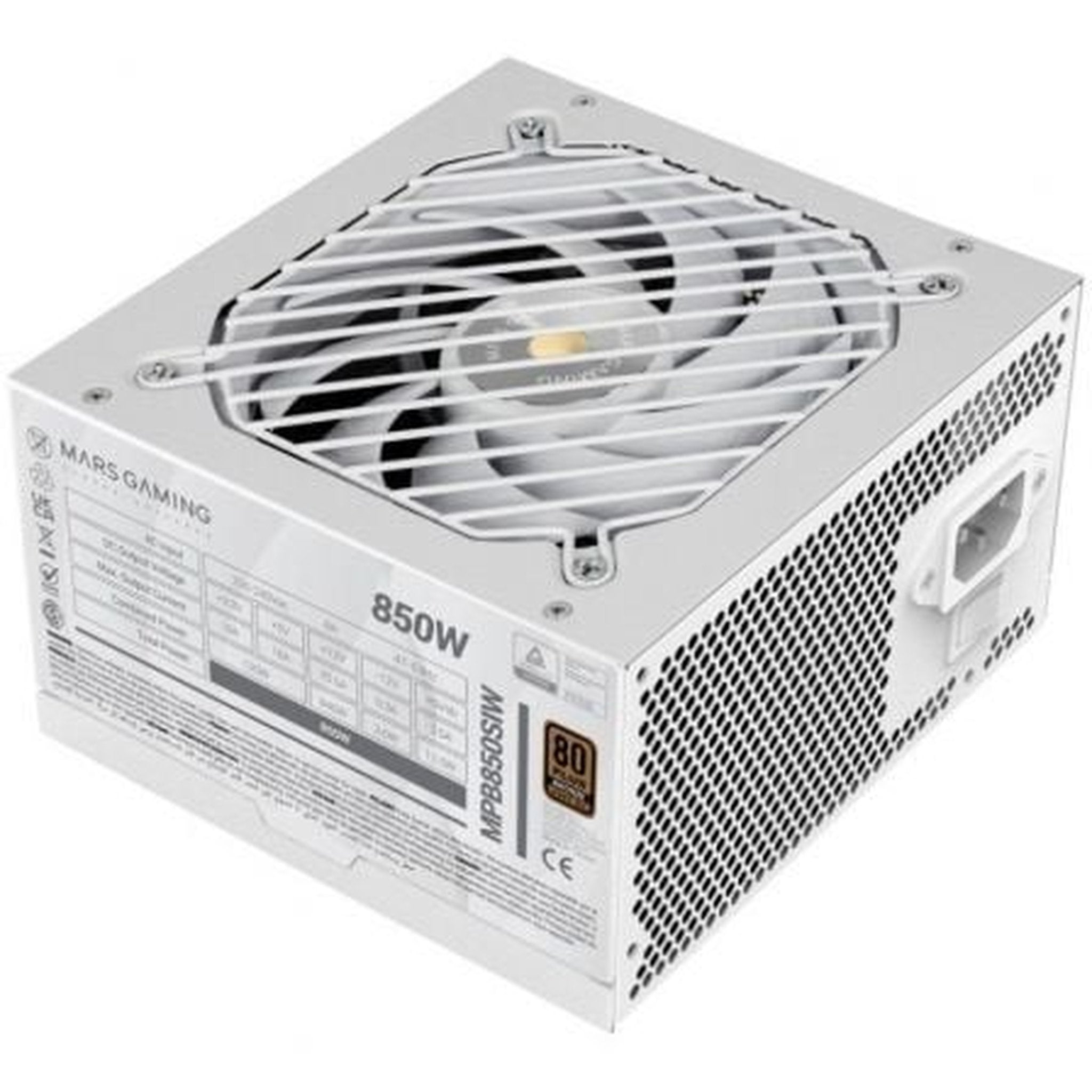 Fuente de Alimentación Mars Gaming MPB850SI/ 850W/ Ventilador 12cm/ 80 Plus Bronze