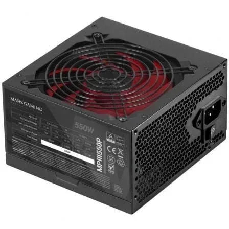 Fuente de Alimentación Mars Gaming MPIII550P/ 550W/ Ventilador 12cm - PixelPlaza