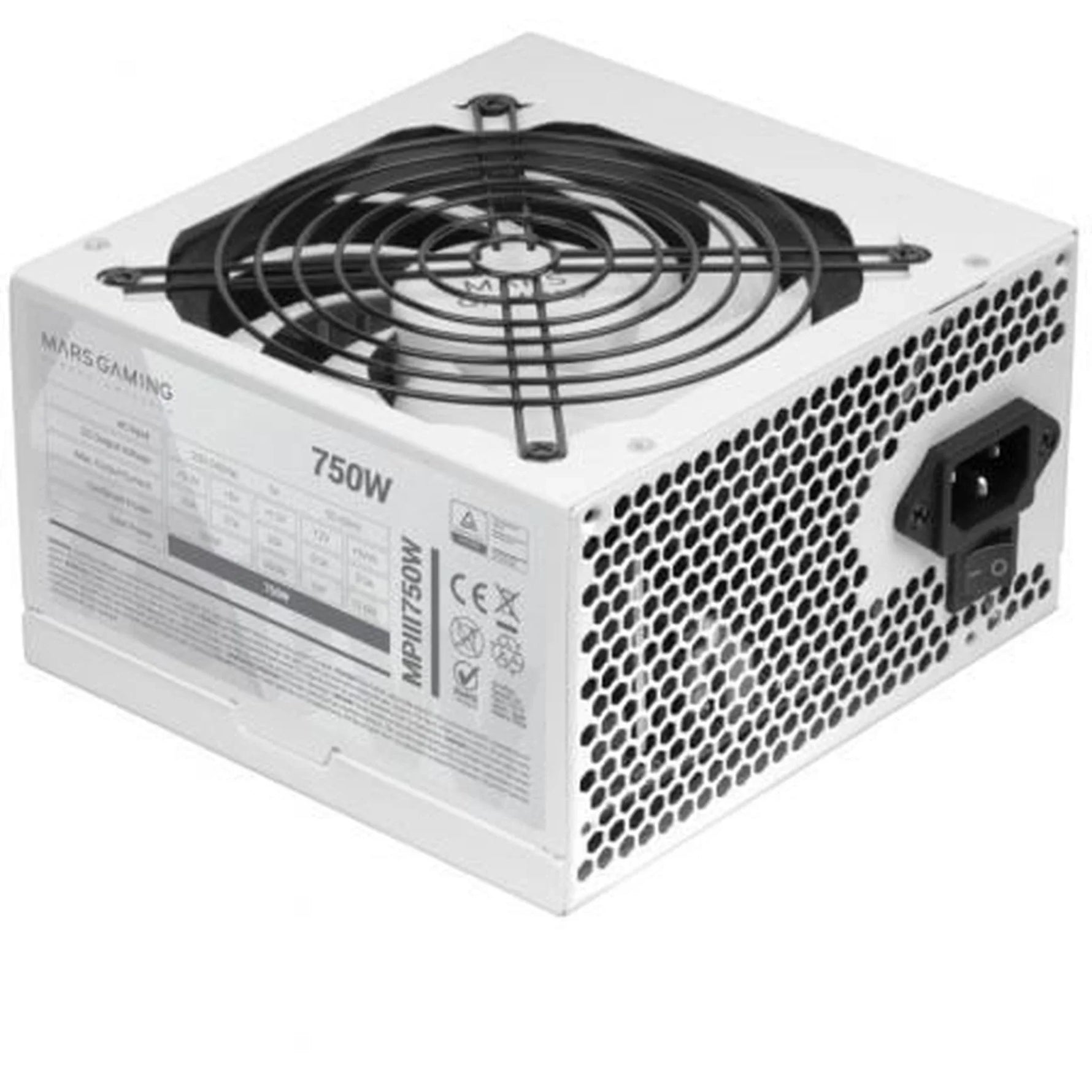 Fuente de Alimentación Mars Gaming MPIII750W/ 750W/ Ventilador 12cm - PixelPlaza