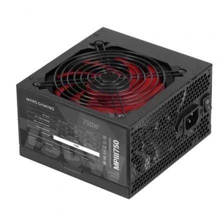 Fuente de Alimentación Mars Gaming MPIII750/ 750W/ Ventilador 12cm - PixelPlaza