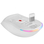 Ratón Gaming Inalámbrico Mars Gaming MM-T3/ Batería recargable/ Hasta 14400 DPI/ Blanco - PixelPlaza