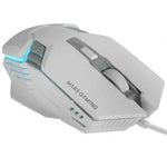 Ratón Gaming Mars Gaming MM024/ Hasta 4000 DPI/ Blanco - PixelPlaza