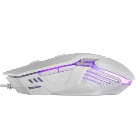 Ratón Gaming Mars Gaming MM024/ Hasta 4000 DPI/ Blanco - PixelPlaza