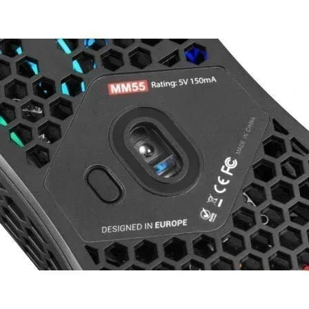 Ratón Gaming Mars Gaming MM55/ Hasta 12800 DPI - PixelPlaza