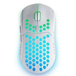 Ratón Gaming Inalámbrico Mars Gaming MMW3W/ Batería recargable/ Hasta 3200 DPI/ Blanco - PixelPlaza