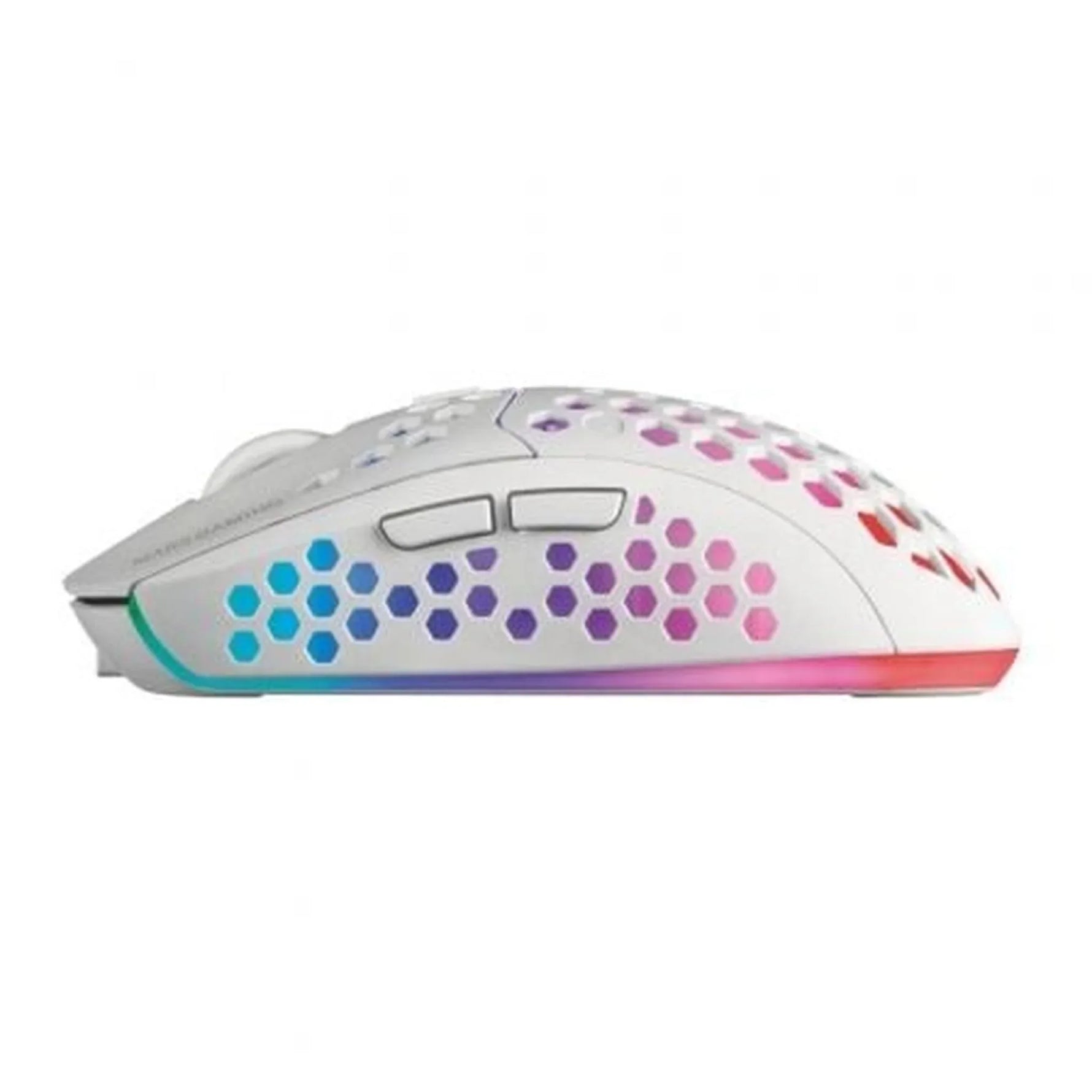 Ratón Gaming Inalámbrico Mars Gaming MMW3W/ Batería recargable/ Hasta 3200 DPI/ Blanco - PixelPlaza